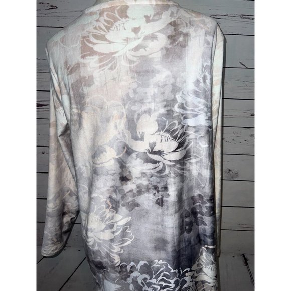 Soft Surrondings Blouse Corrina Large Shirt whimsigoth Tunic 2BR47 Velour goth - Picture 9 of 9